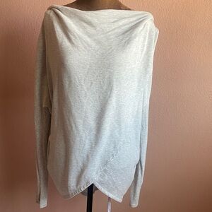ATHLETA Light Gray Long Sleeve Top